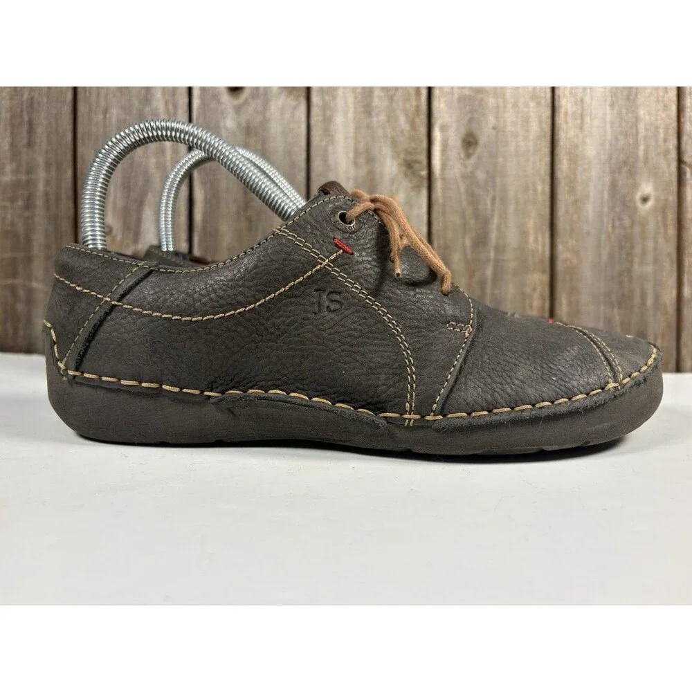 Josef Seibel Shoes Womens EU 37 US 6.5 Brown Leather Fergey 20 Mocassins